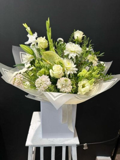 Always & Forever - 'Always & Forever' by Octagon Flowers captures timeless elegance with its refreshing whites and greens.